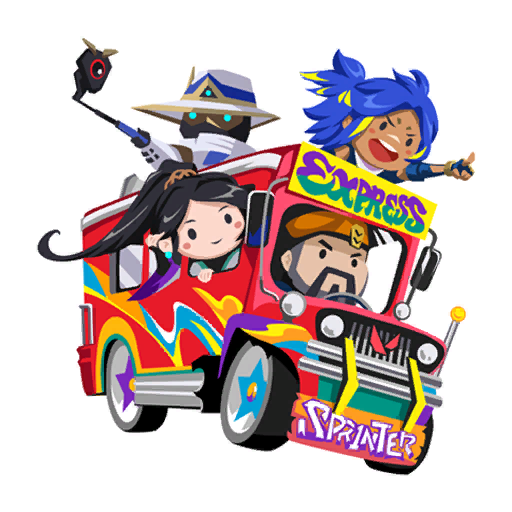 出発進行！ スプレー 透過アイコン