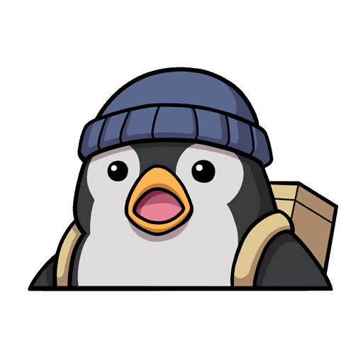 驚きペンギン スプレー フルアイコン