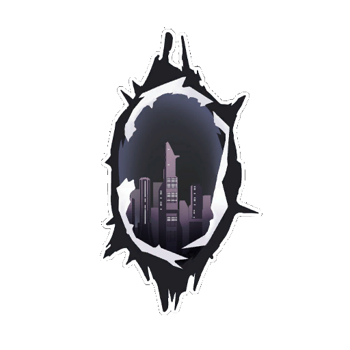 闇を越えて スプレー アニメーションGIF