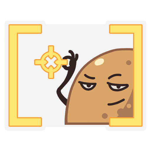 ポテトエイム スプレー 透過アイコン