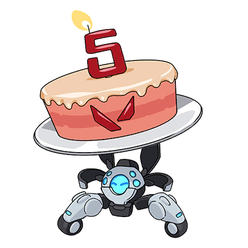 5 Years スプレー フルアイコン